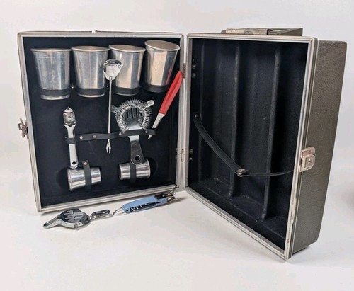 Set bar portatile vintage