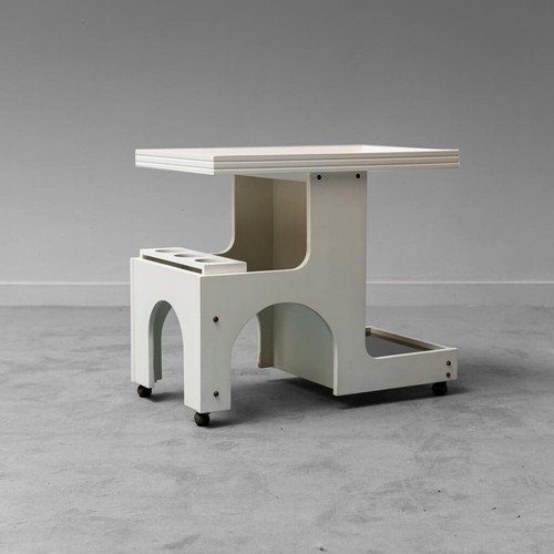 Carrello bar legno - legno, bianco