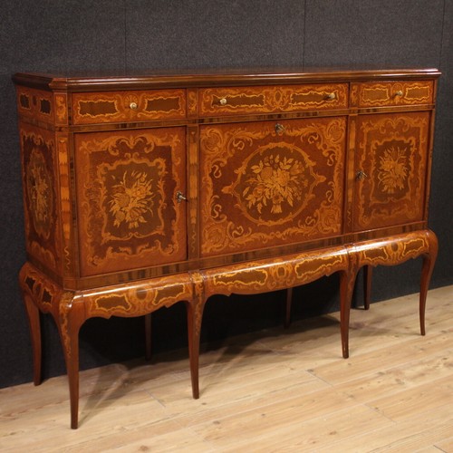 Mobile bar legno intarsiato